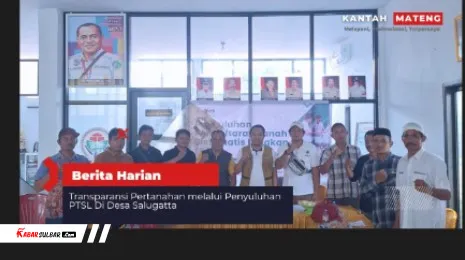 Kantor Pertanahan Mamuju Tengah Gelar Penyuluhan PTSL di Desa Salugatta