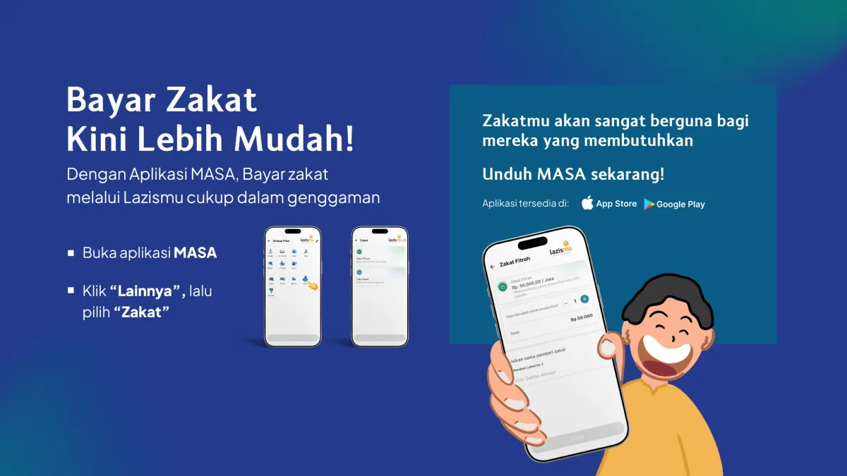 Lazismu Integrasikan Pembayaran ZIS ke Aplikasi MASA untuk Perluas Akses Donasi Digital