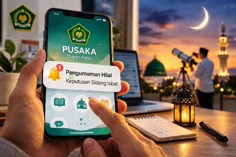 Panduan Mengecek Penetapan 1 Syawal 1447 H Melalui Aplikasi Resmi Kemenag