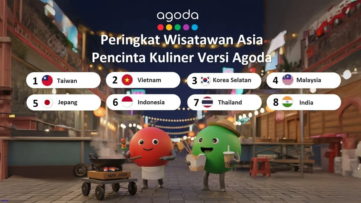 Survei Agoda: Wisatawan Indonesia Termasuk Pencinta Wisata Kuliner di Asia