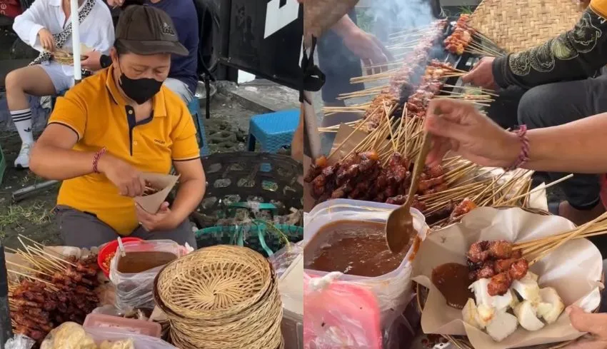 Sate Babi Warenda Ramai Diserbu di Canggu, Bertahan dengan Rasa dan Harga Terjangkau