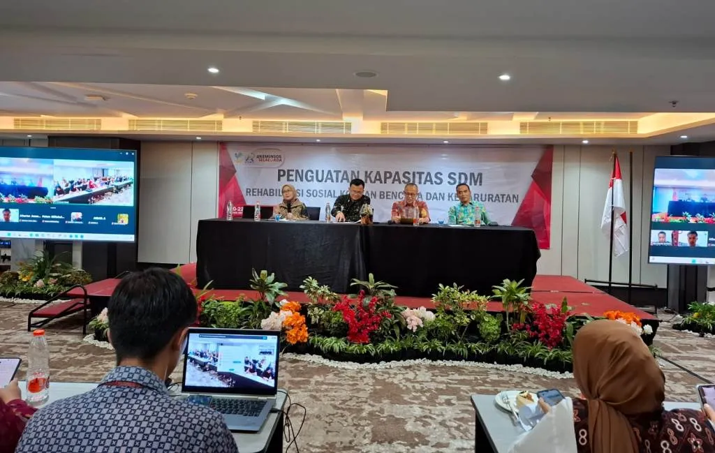 Kemensos Perkuat Kapasitas Pendamping Rehabilitasi Sosial di Surabaya