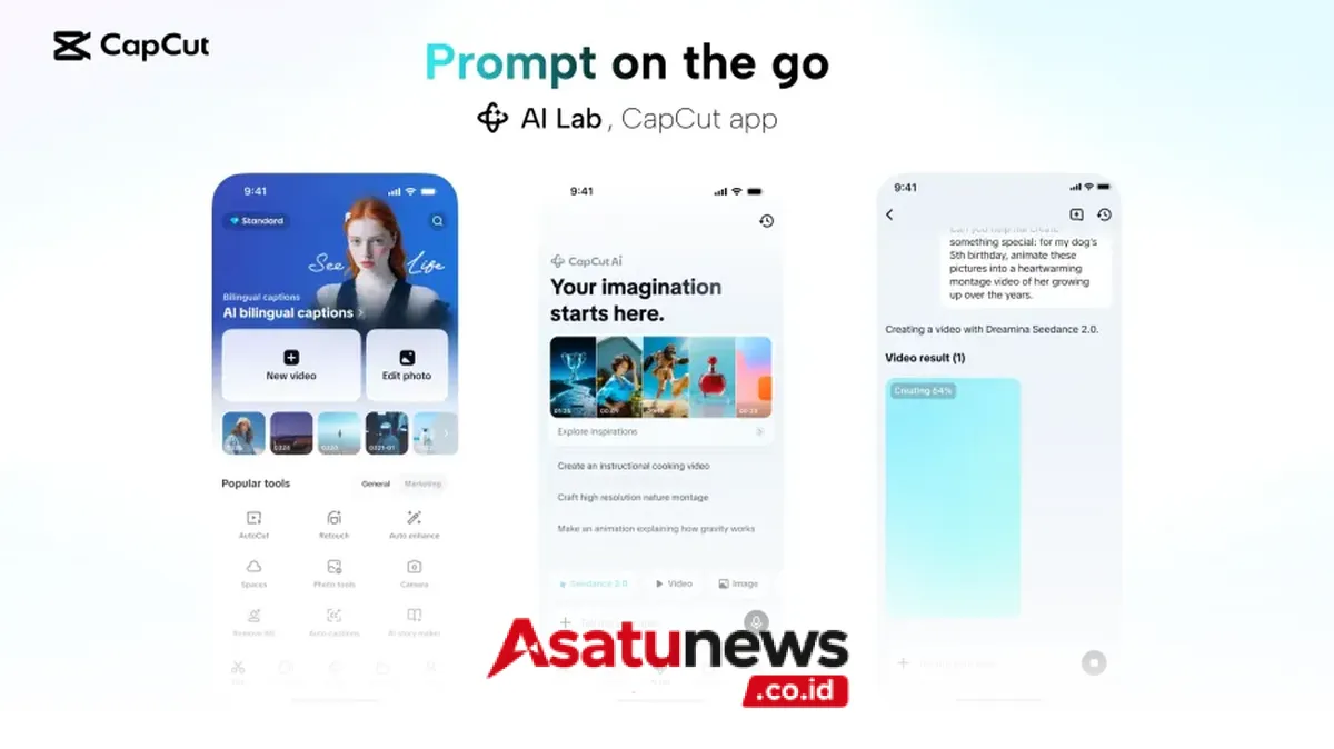 CapCut Hadirkan Dreamina Seedance 2.0, Model AI untuk Produksi Video Lebih Realistis