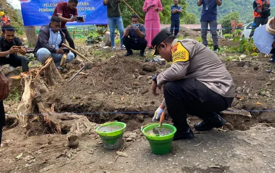 Polres Ende Mulai Bangun Pusat Pelayanan Gizi di Mapolres