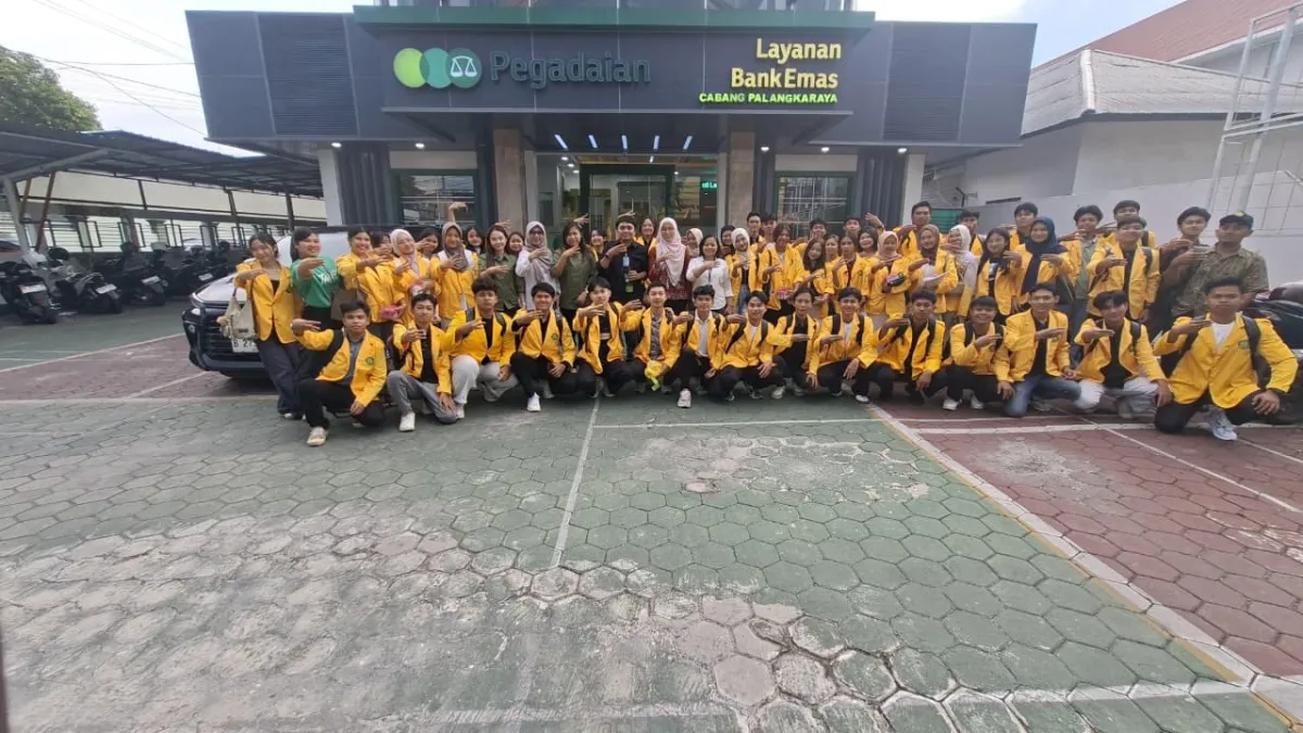 Mahasiswa Agribisnis UPR Ikuti Sosialisasi Tabungan Emas di Pegadaian Palangka Raya