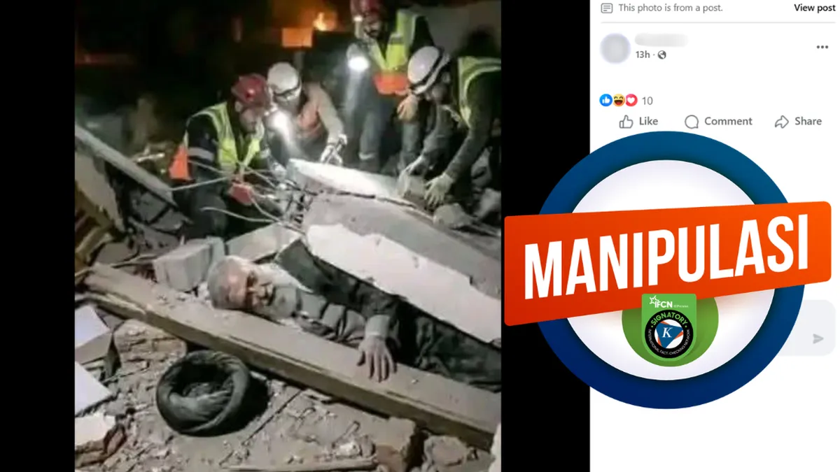 Foto Evakuasi Jenazah Ali Khamenei yang Beredar di Media Sosial Disebut Konten Rekayasa AI