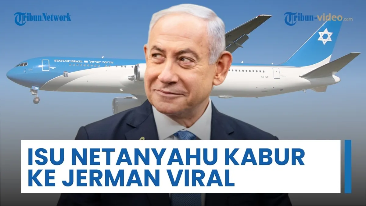 Isu Netanyahu Kabur ke Jerman Viral Usai Foto Pesawat Resmi Israel Muncul di Bandara Berlin