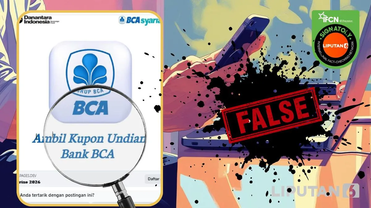 Cek Fakta: Tautan ‘Cetak Kupon’ Undian Gebyar BCA di Facebook Dipastikan Tidak Benar