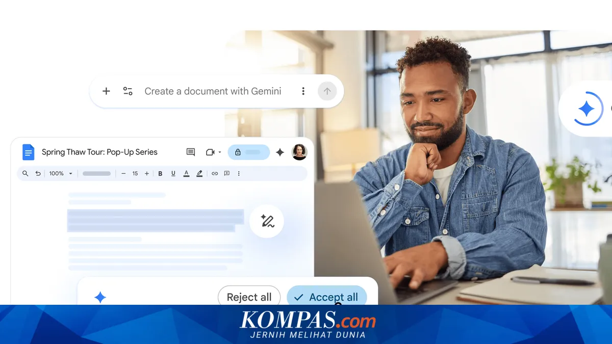 Google Integrasikan AI Gemini ke Docs, Sheets, Slides, dan Drive untuk Percepat Kerja di Workspace