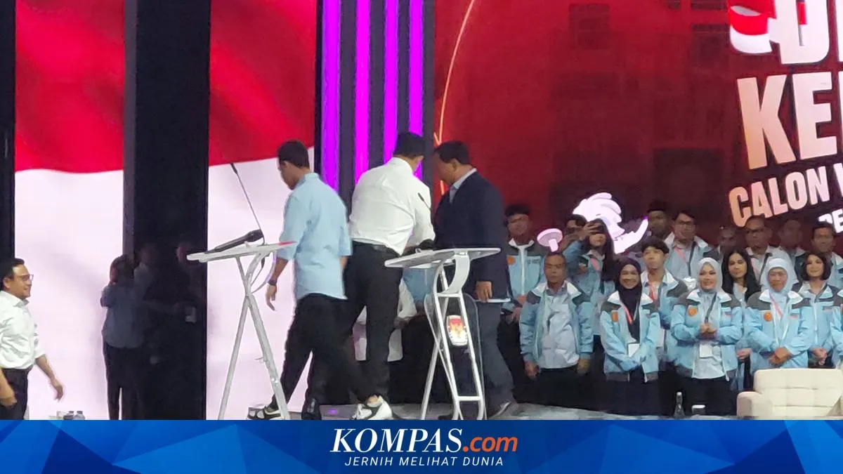 Gibran Mengingatkan Prabowo untuk Menyalami Anies Saat Memasuki Arena Debat Cawapres