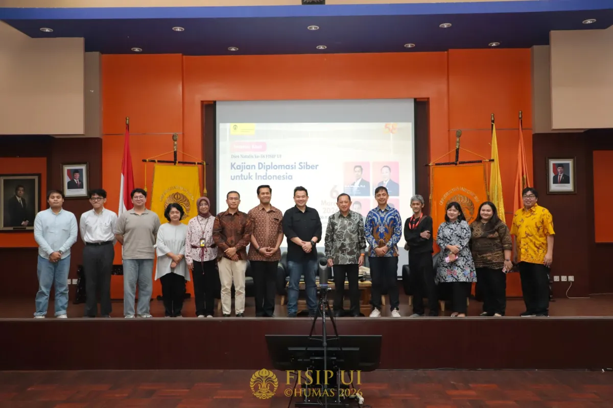 FISIP UI Soroti Strategi Diplomasi Siber Indonesia di Tengah Rivalitas Geopolitik Global