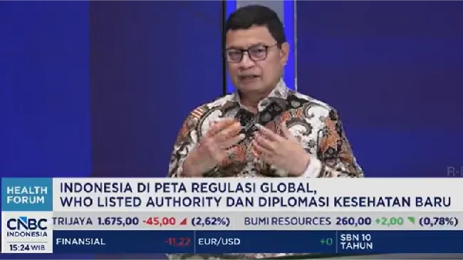 BPOM: Pengakuan WHO Listed Authority Berpeluang Perkuat Ekspor dan Diplomasi Kesehatan RI