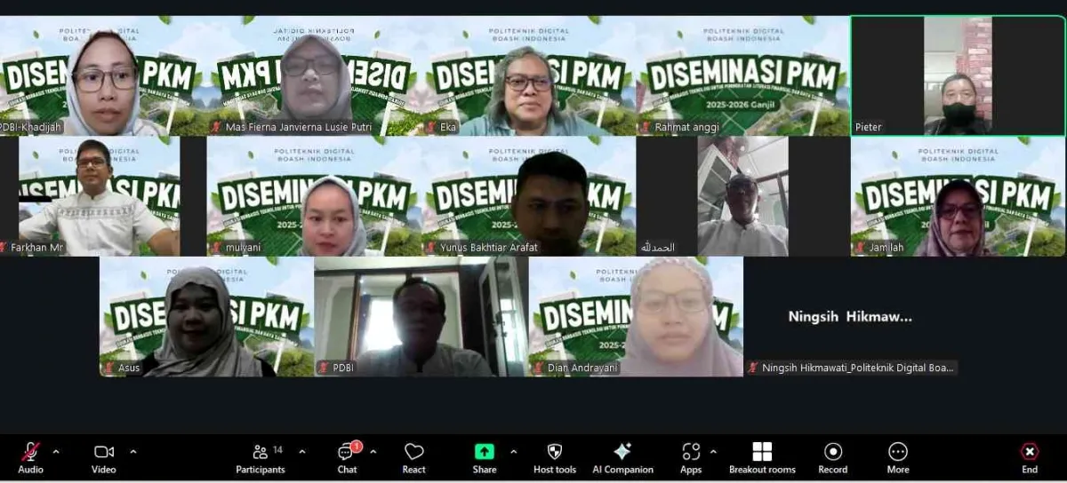 Diseminasi Pengabdian Masyarakat Politeknik Digital Boash Indonesia di Bogor Soroti Edukasi Teknologi untuk Literasi Finansial dan Daya Saing UMKM