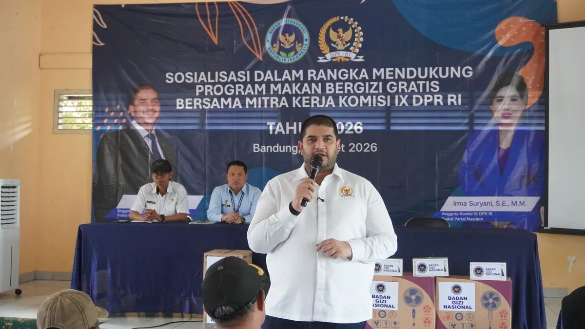 Sosialisasi MBG di Baleendah, DPR Tekankan Pengawasan dan Standar Gizi Seimbang