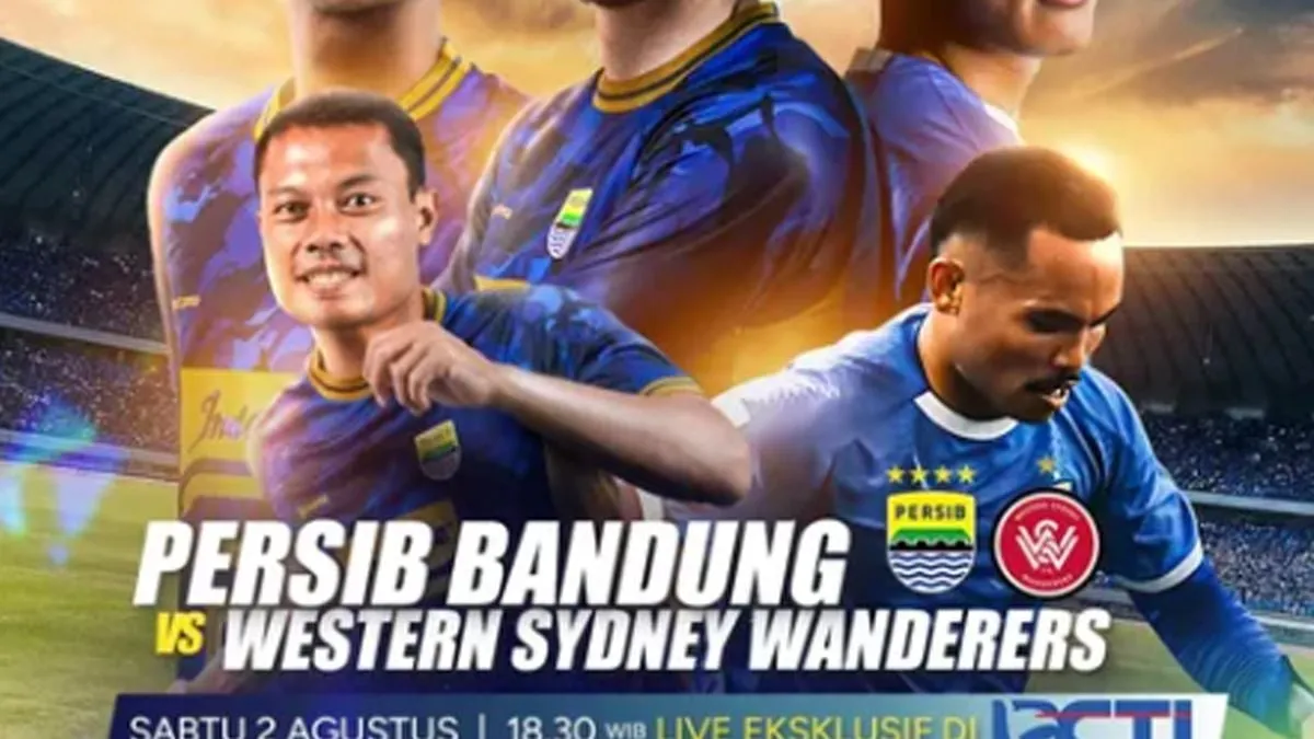 RCTI Siarkan Langsung Persib vs Western Sydney Wanderers, Laga Pramusim Berbarengan Pesta Biru