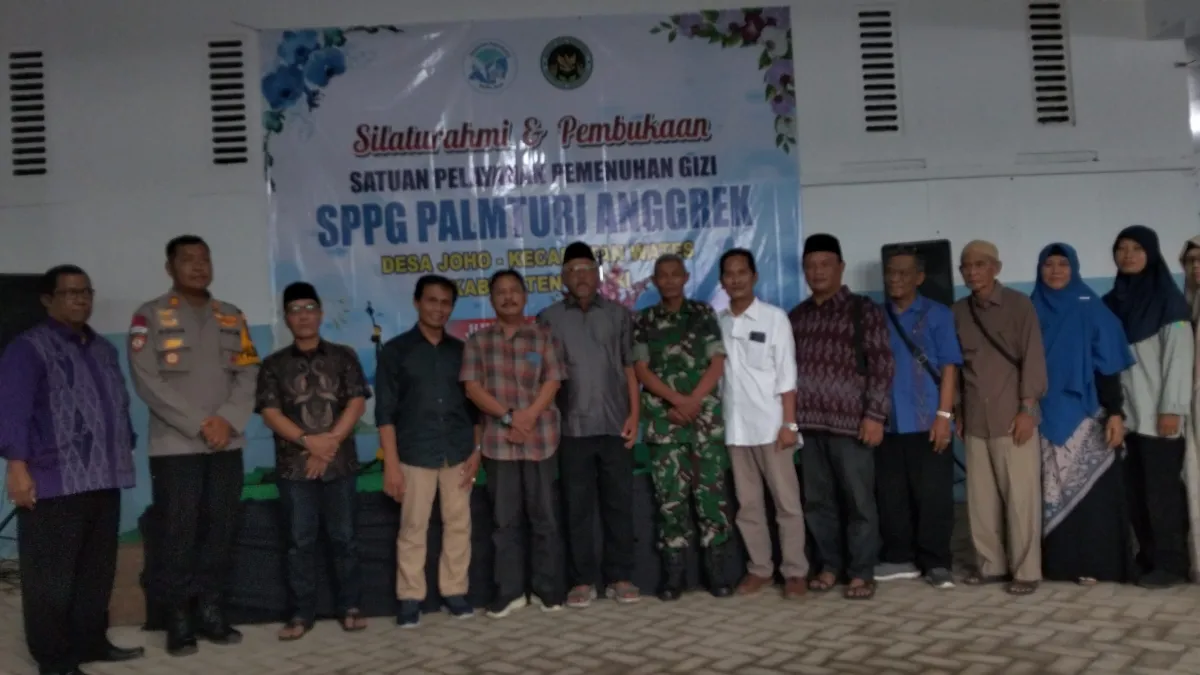 SPPG Palmturi Anggrek Dibuka di Desa Joho Kediri, Perkuat Layanan Pemenuhan Gizi