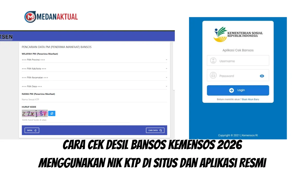Panduan Cek Desil Bansos Kemensos 2026 dengan NIK KTP lewat Situs dan Aplikasi Resmi