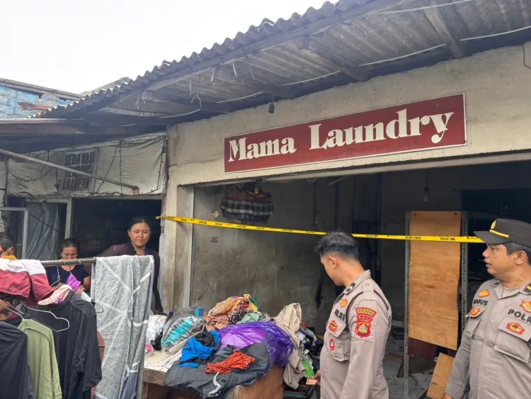 Laundry di Denpasar Barat Terbakar, Pemilik Alami Luka Bakar Diduga Akibat Kebocoran Gas