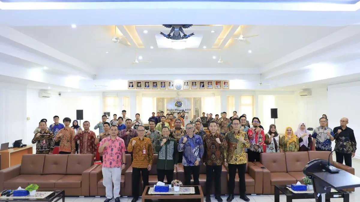 Kantor Pertanahan Pringsewu Ikuti Pembinaan Standarisasi Informasi Geospasial Tematik