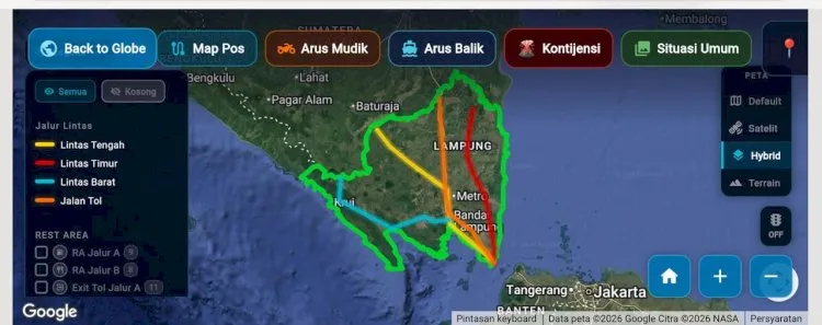 Polda Lampung Luncurkan Aplikasi Siger Lampung Presisi untuk Pantau Jalur Mudik Lebaran 2026