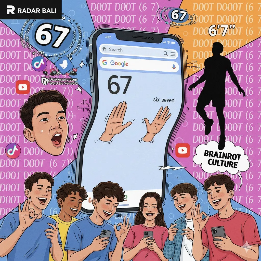 Viral Angka 67 di TikTok: Asal-usul Tren “Six-Seven” hingga Jadi Simbol “Brainrot”