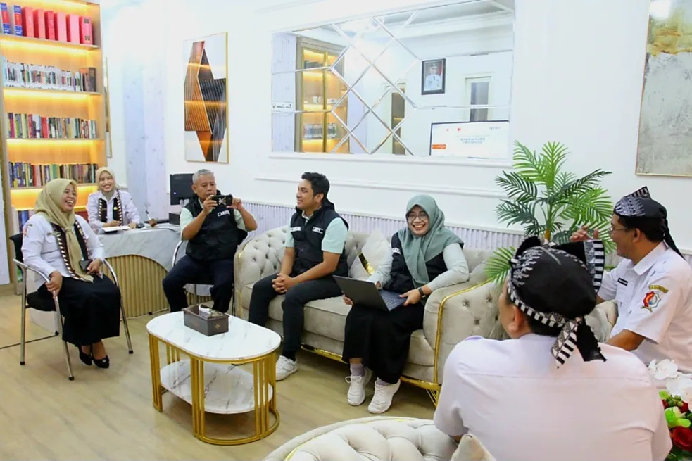 Tim JDIH Jawa Timur Evaluasi e-Raport JDIH di DPRD Bojonegoro