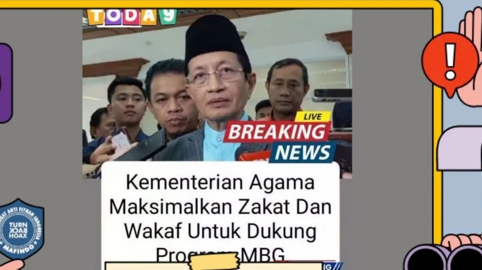 Cek Fakta: Kemenag Tegaskan Zakat Tidak Digunakan untuk Program MBG