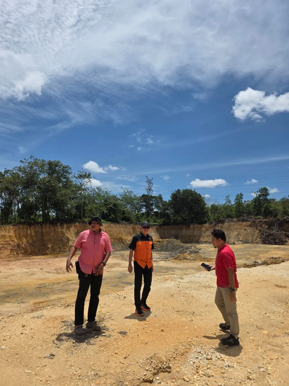 Satreskrim Polres Kampar Cek Lokasi Dugaan Galian C Ilegal di Desa Simpang Kubu, Aktivitas Tak Ditemukan