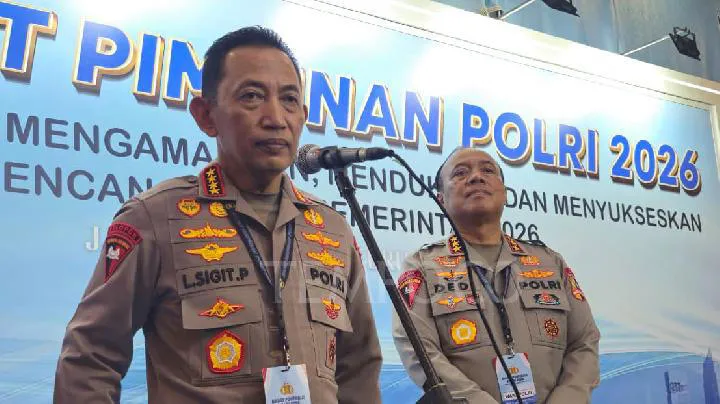Kapolri Hadiri Apel Bersama Buruh di Palembang, Singgung Dampak Konflik Global