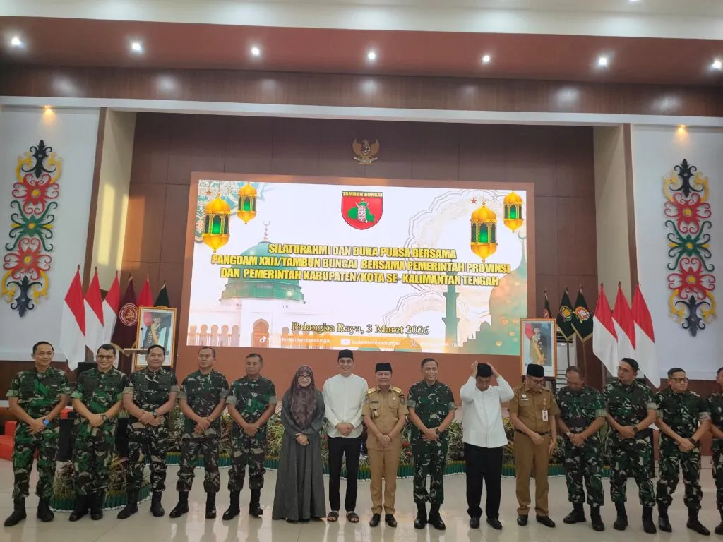 Kodam XXII/Tambun Bungai Gelar Silaturahmi dan Buka Puasa Bersama, Perkuat Sinergi TNI-Polri-Pemda di Kalteng