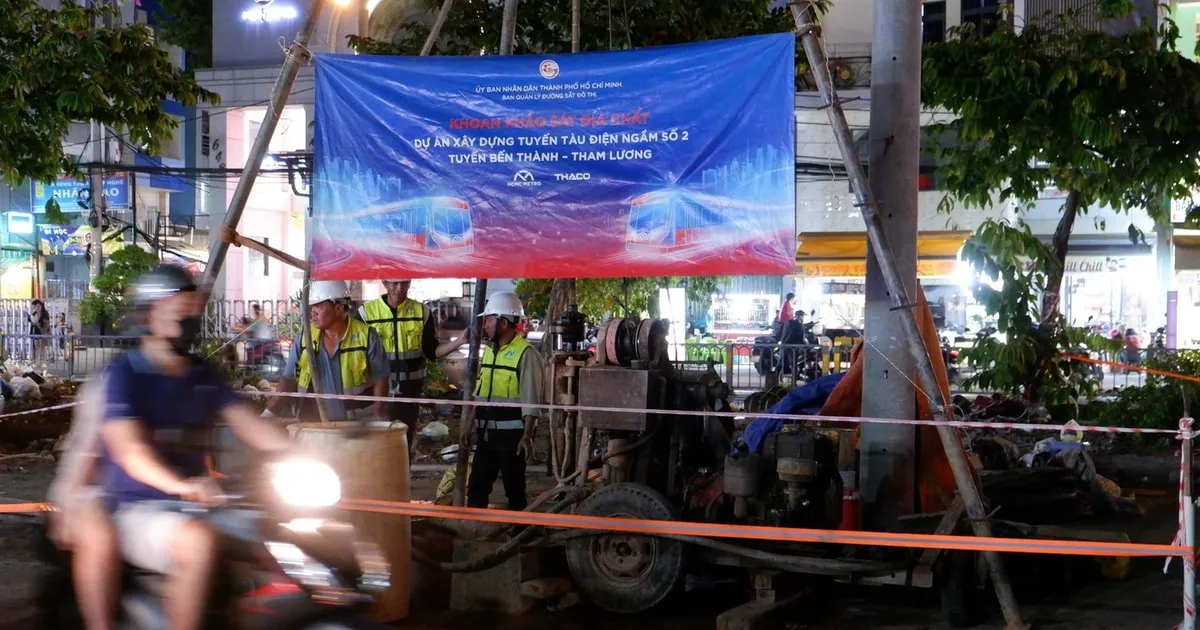 Metro Ho Chi Minh City Jalur 2 Senilai Lebih 55.000 Miliar VND Mulai Tahap Survei Intensif, Pekerjaan Dikebut untuk Target 2030