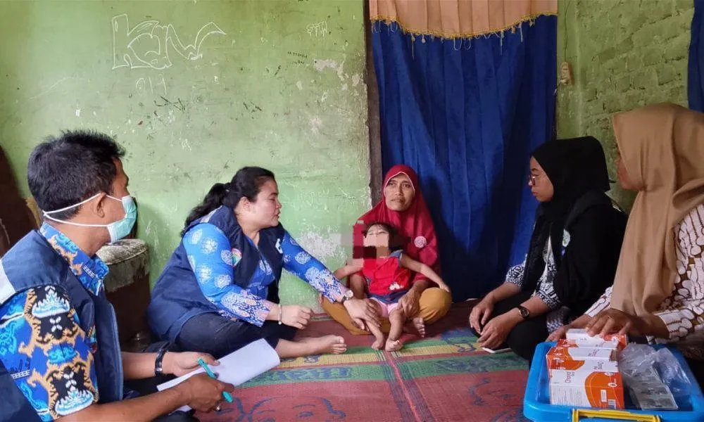 Puskesmas Rawat Inap Katibung Lakukan Homecare untuk Pasien Kurang Gizi