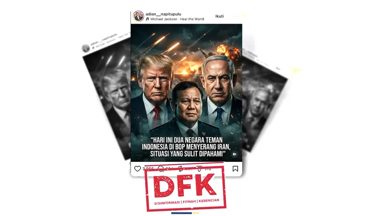 Cek Fakta: Narasi BoP Terlibat Konflik AS-Israel dengan Iran Dinilai Menggiring Opini