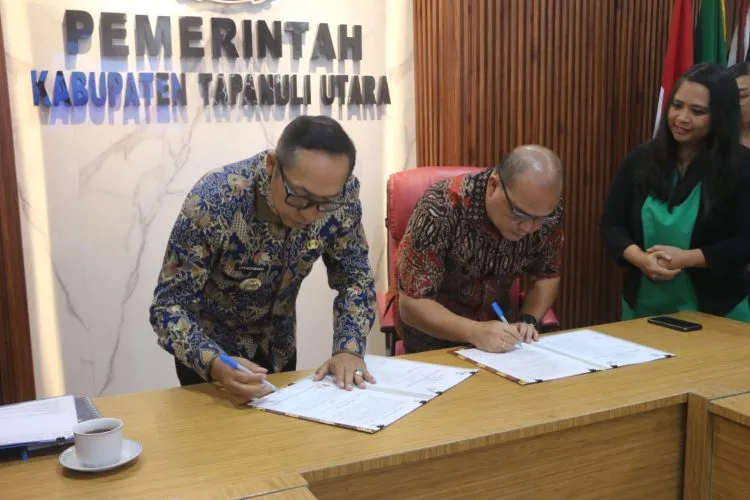 Pemkab Tapanuli Utara dan IT Del Teken Kerja Sama Pembangunan Berbasis Riset dan Inovasi