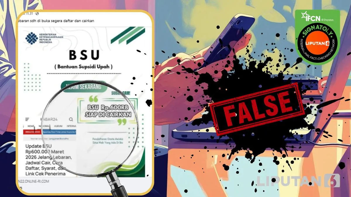 Cek Fakta: Tautan Pendaftaran BSU Jelang Lebaran Disebut Tidak Benar