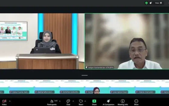 ATR/BPN Gelar Webinar Pengadaan, Tekankan Transparansi dan Sertifikasi Kompetensi