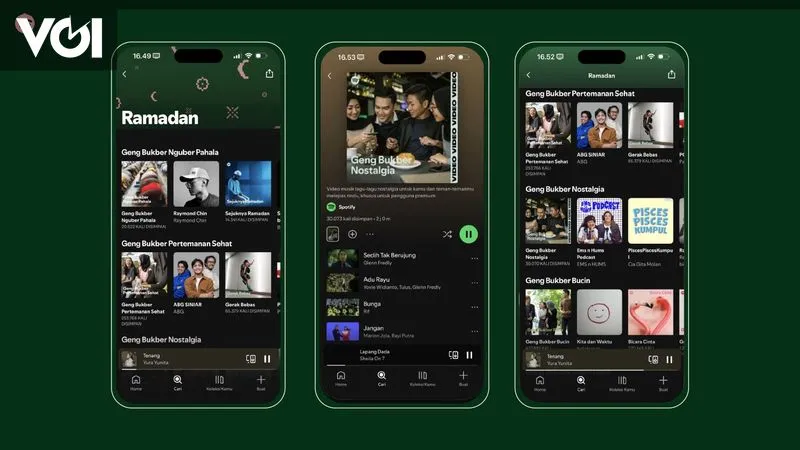 Spotify Catat Streaming Musik Religi Hampir Dua Kali Lipat Selama Ramadan