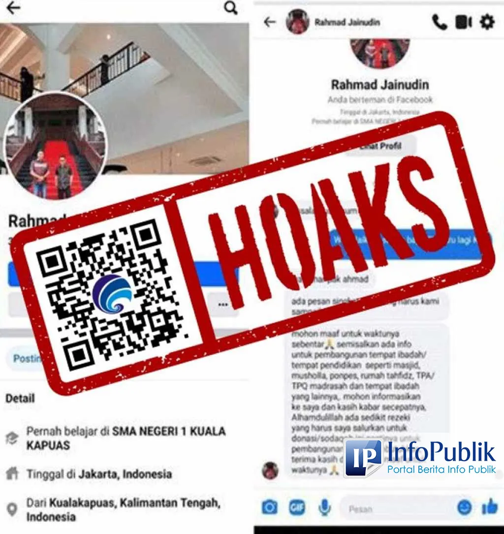 [Cek Fakta] Muncul Akun Facebook Mengatasnamakan Anggota DPRD Kabupaten Kapuas