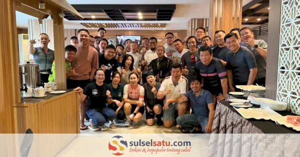RCC Makassar Gelar Halalbihalal Lewat Gowes Keliling Kota dan Santap Konro
