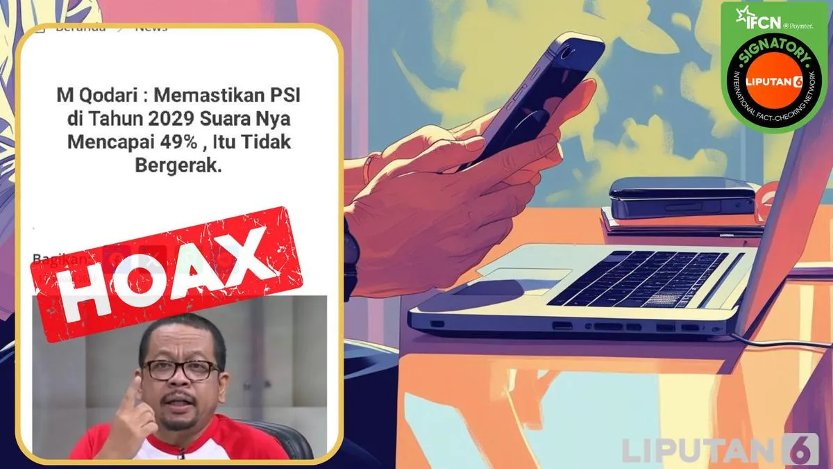 Cek Fakta: Klaim Artikel M Qodari Menjamin Suara PSI 49 Persen pada 2029 Tidak Terbukti