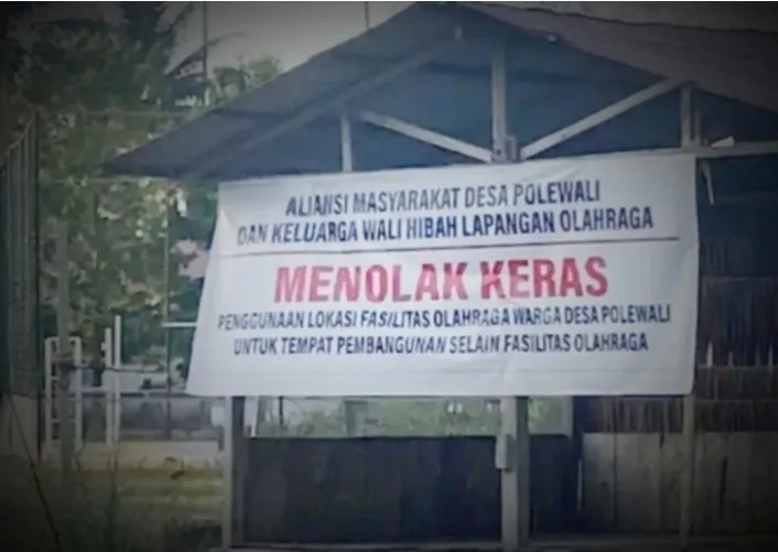 Warga Dusun Kayumaloa Tolak Rencana Pembangunan Koperasi di Atas Lapangan Sepak Bola