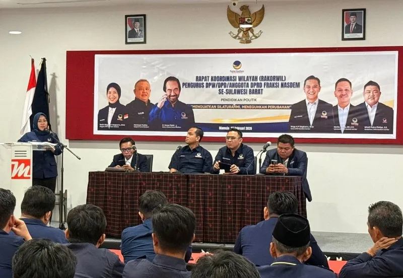 Nasdem Sulbar Gelar Rakorwil di Mamuju, Evaluasi Kepengurusan dan Tindak Lanjut Instruksi Ketua Umum