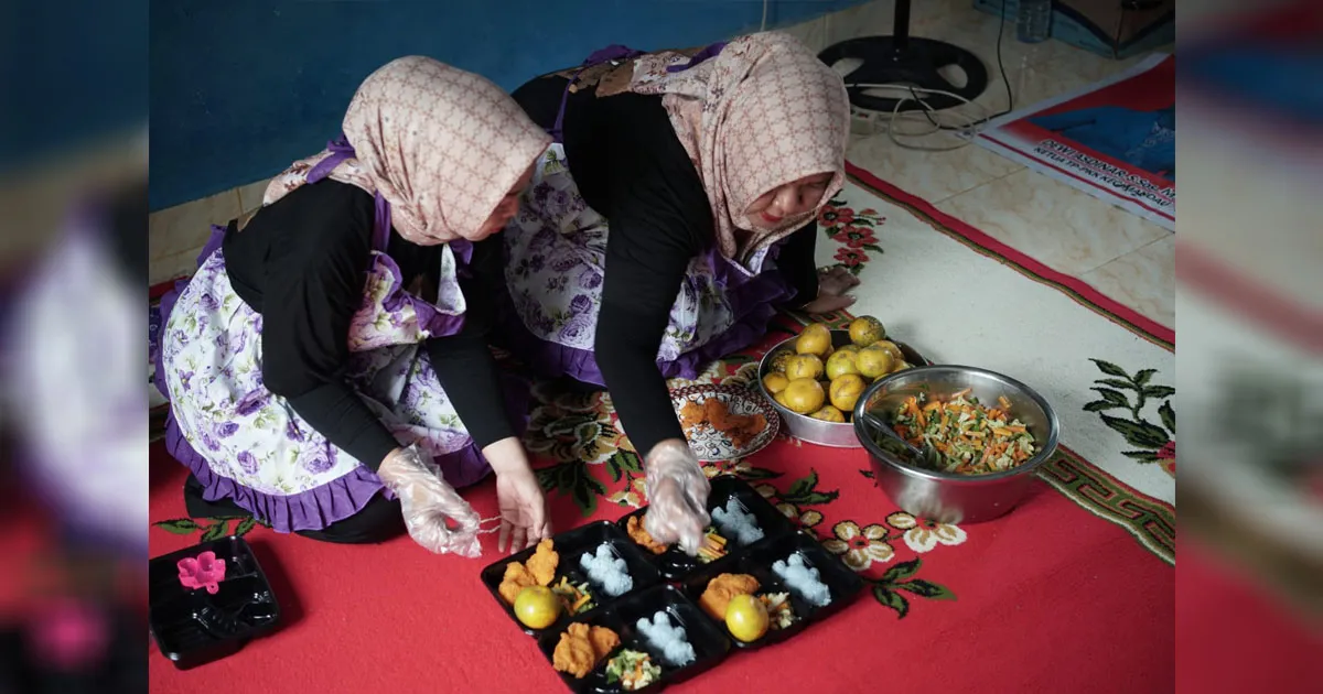 Kader Posyandu di Air Jamban Inisiasi Dapur Sehat untuk Cegah Stunting