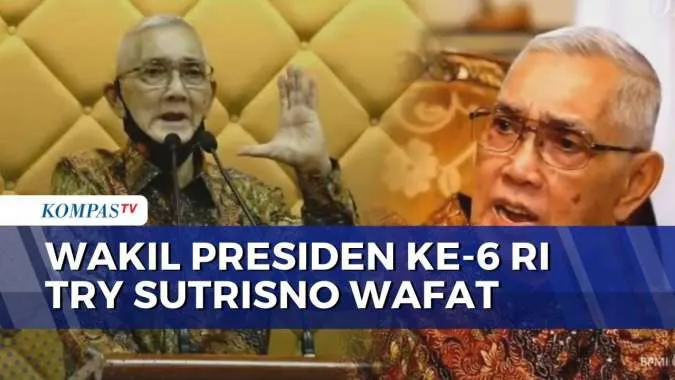 Wakil Presiden ke-6 RI Try Sutrisno Meninggal Dunia di RSPAD Jakarta