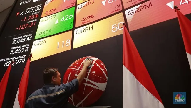 IHSG Melemah Sepanjang Pekan, Kapitalisasi Pasar Susut Rp268 Triliun