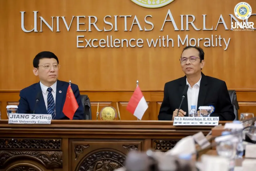 Unair dan China University of Political Science and Law Sepakati Kerja Sama Pertukaran Akademik