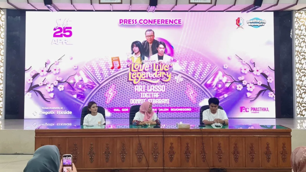 Konser Love Live Legendary Dijadwalkan Tampil di Bojonegoro, Ari Lasso hingga Idgitaf Satu Panggung