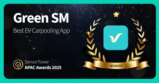 Green SM Dinobatkan sebagai Aplikasi Berbagi Kendaraan Listrik Terbaik di Sensor Tower APAC Awards 2025
