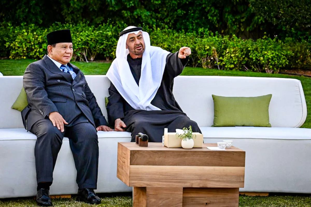 Prabowo dan MBZ Sepakat Percepat Kerja Sama Investasi Indonesia–UEA di Momen 50 Tahun Hubungan Diplomatik
