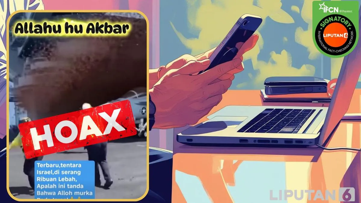 Cek Fakta: Video Klaim Tentara Israel Diserang Ribuan Lebah Disebut Buatan AI